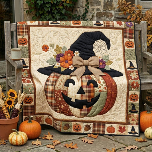 Pumpkin Patch Quilted Blanket GFTONMU1429