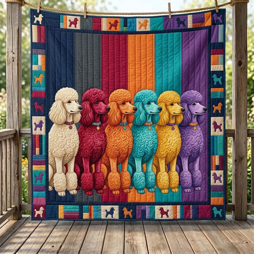 Poodle Lover Quilted Blanket GFTONMU1460
