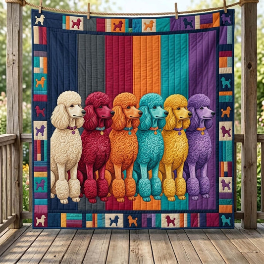 Poodle Lover Quilted Blanket GFTONMU1460