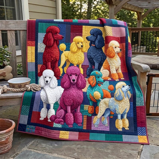 Poodle Lover Quilted Blanket GFTONMU1464