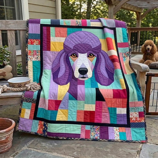 Poodle Lover Quilted Blanket GFTONMU1465