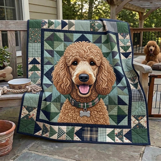 Poodle Lover Quilted Blanket GFTONMU1467
