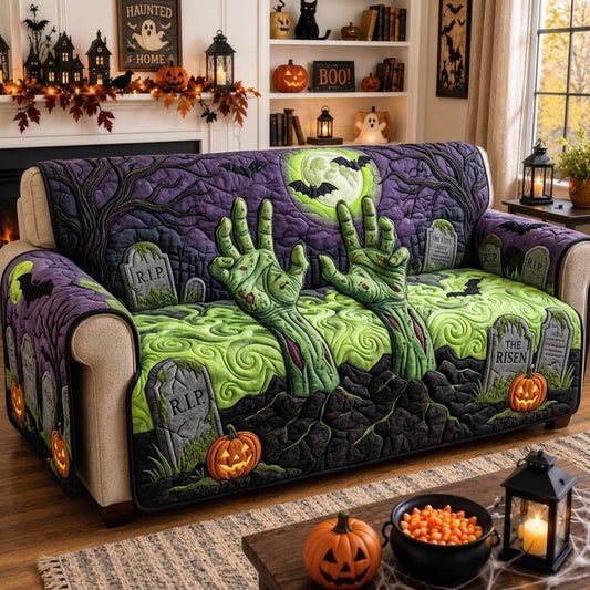 Haunted Halloween Quilted Sofa Cover GFTONMU1494
