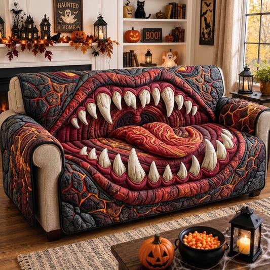 Haunted Halloween Quilted Sofa Cover GFTONMU1495