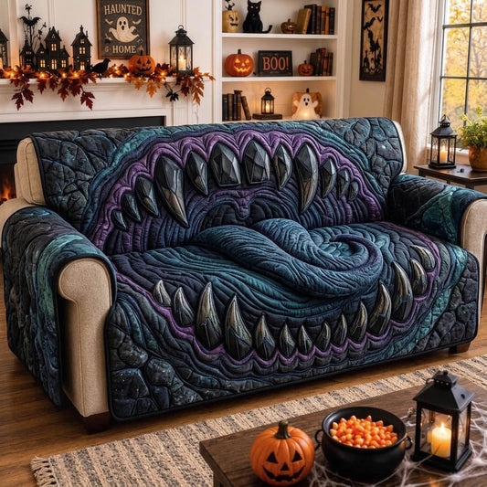 Haunted Halloween Quilted Sofa Cover GFTONMU1500