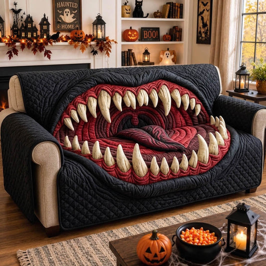 Haunted Halloween Quilted Sofa Cover GFTONMU1503