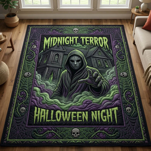 Haunted Halloween Area Rug GFTONMU1547