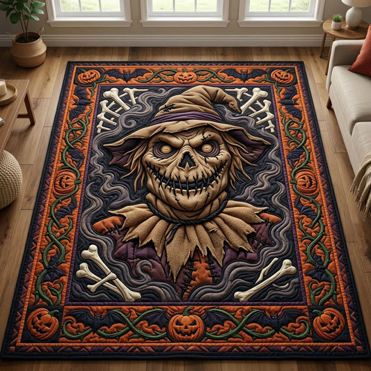 Haunted Halloween Area Rug GFTONMU1552