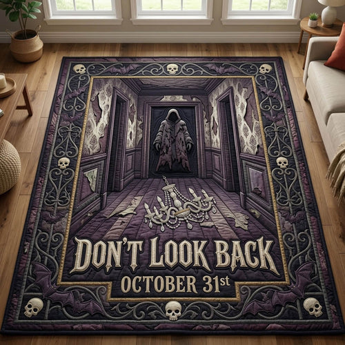 Haunted Halloween Area Rug GFTONMU1553