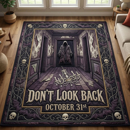 Haunted Halloween Area Rug GFTONMU1553