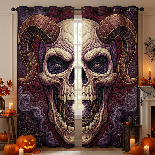 Haunted Halloween Quilted Curtains GFTONMU1601