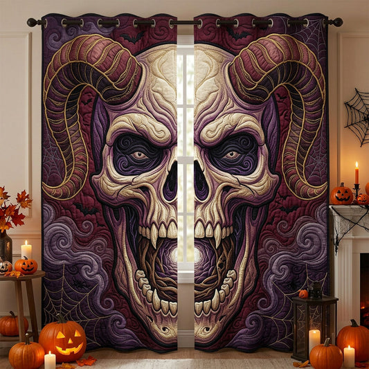 Haunted Halloween Quilted Curtains GFTONMU1601