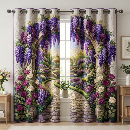Flower Garden Quilted Curtains GFTONMU1702