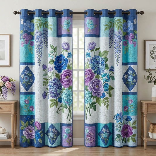 Flower Garden Quilted Curtains GFTONMU1703