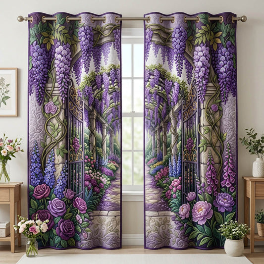 Flower Garden Quilted Curtains GFTONMU1709