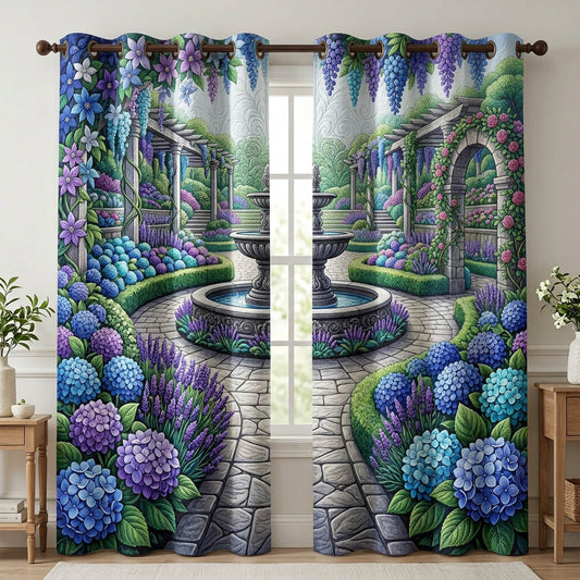 Flower Garden Quilted Curtains GFTONMU1710