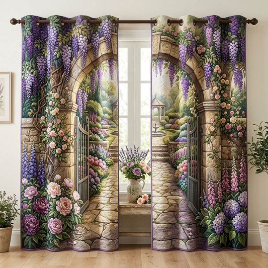 Flower Garden Quilted Curtains GFTONMU1711