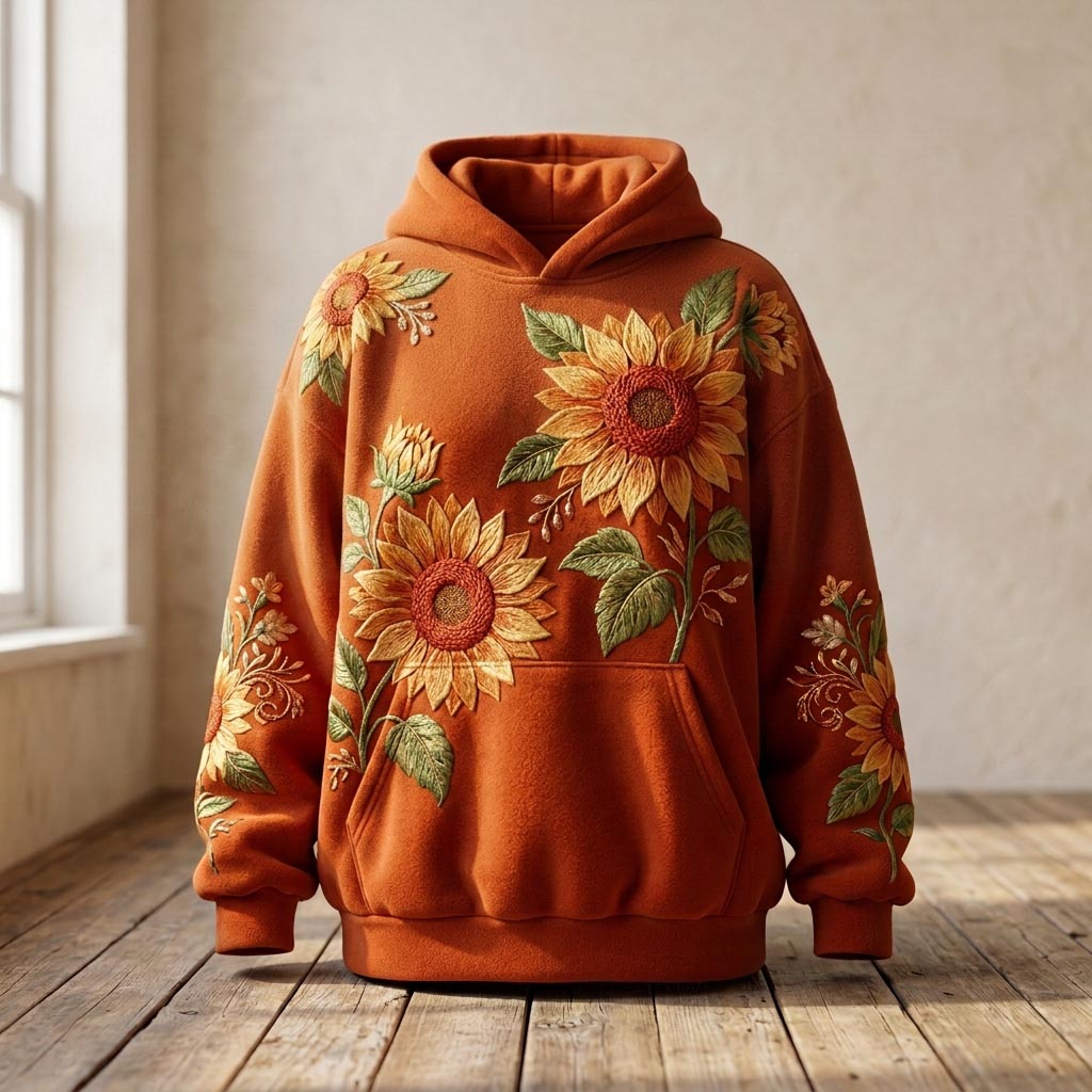 Boho Patchwork Hoodie GFTONMU1897