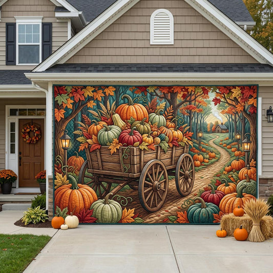 Pumpkin Patch Garage Door Banner GFTONMU1908