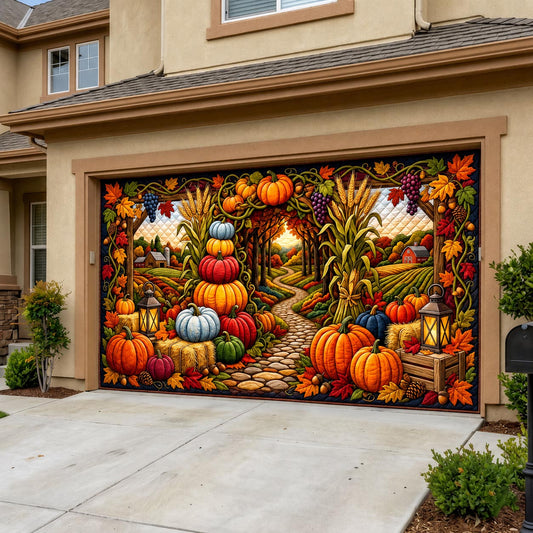 Pumpkin Patch Garage Door Banner GFTONMU1928