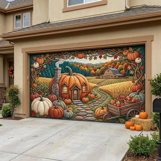 Pumpkin Patch Garage Door Banner GFTONMU1930