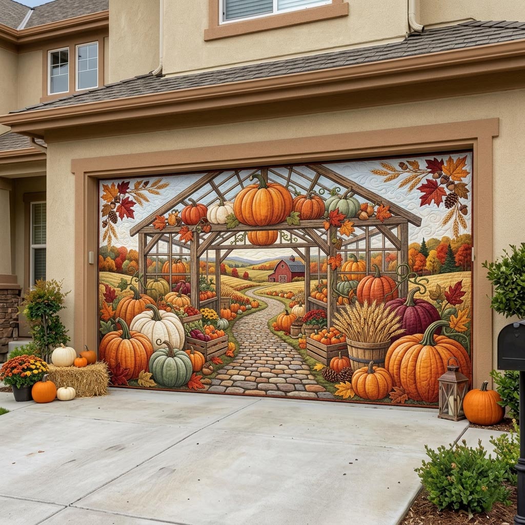 Pumpkin Patch Garage Door Banner GFTONMU1935