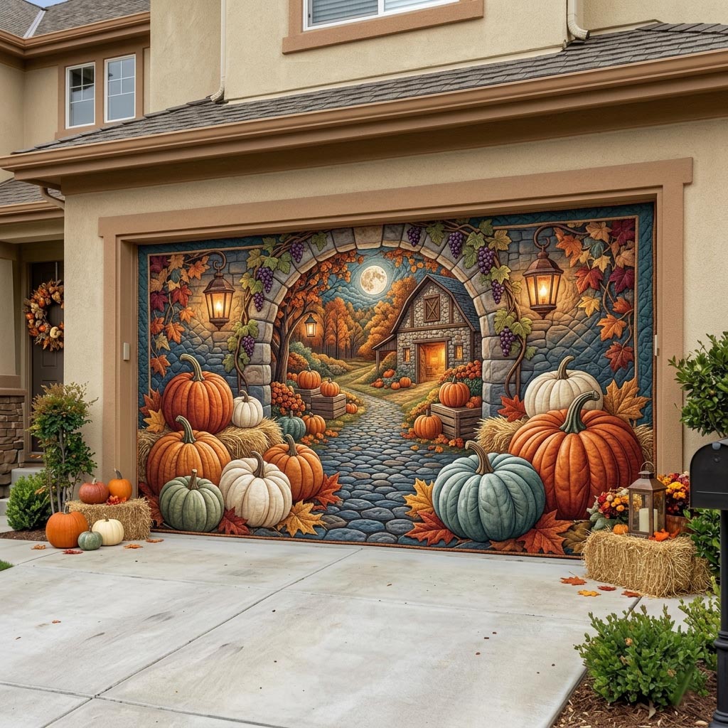 Pumpkin Patch Garage Door Banner GFTONMU1938