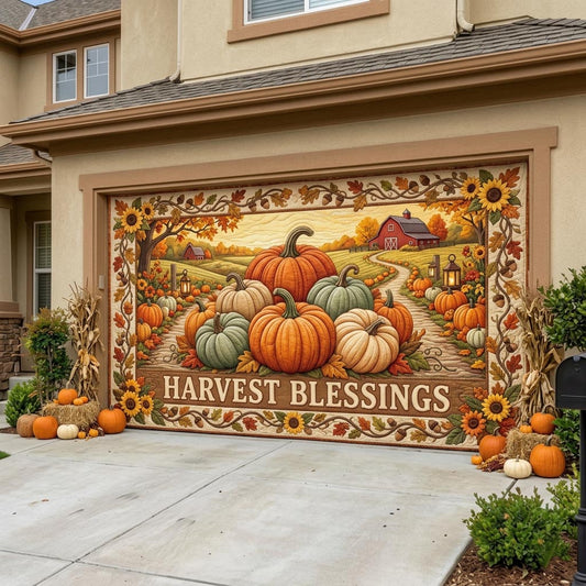 Pumpkin Patch Garage Door Banner GFTONMU1941