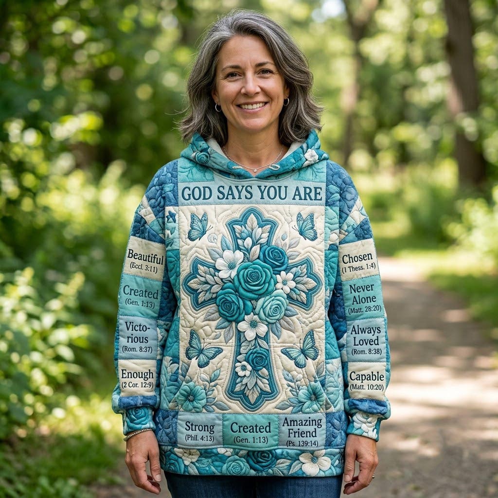 Floral Bible Hoodie GFTONMU2068