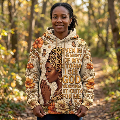 Floral Bible Hoodie GFTONMU2071