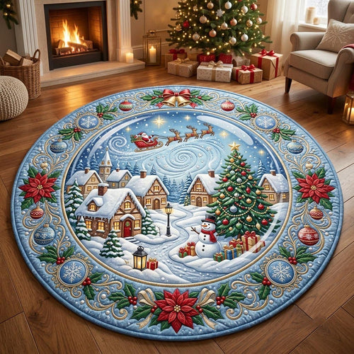 Christmas Quilted Round Mat GFTONMU2152