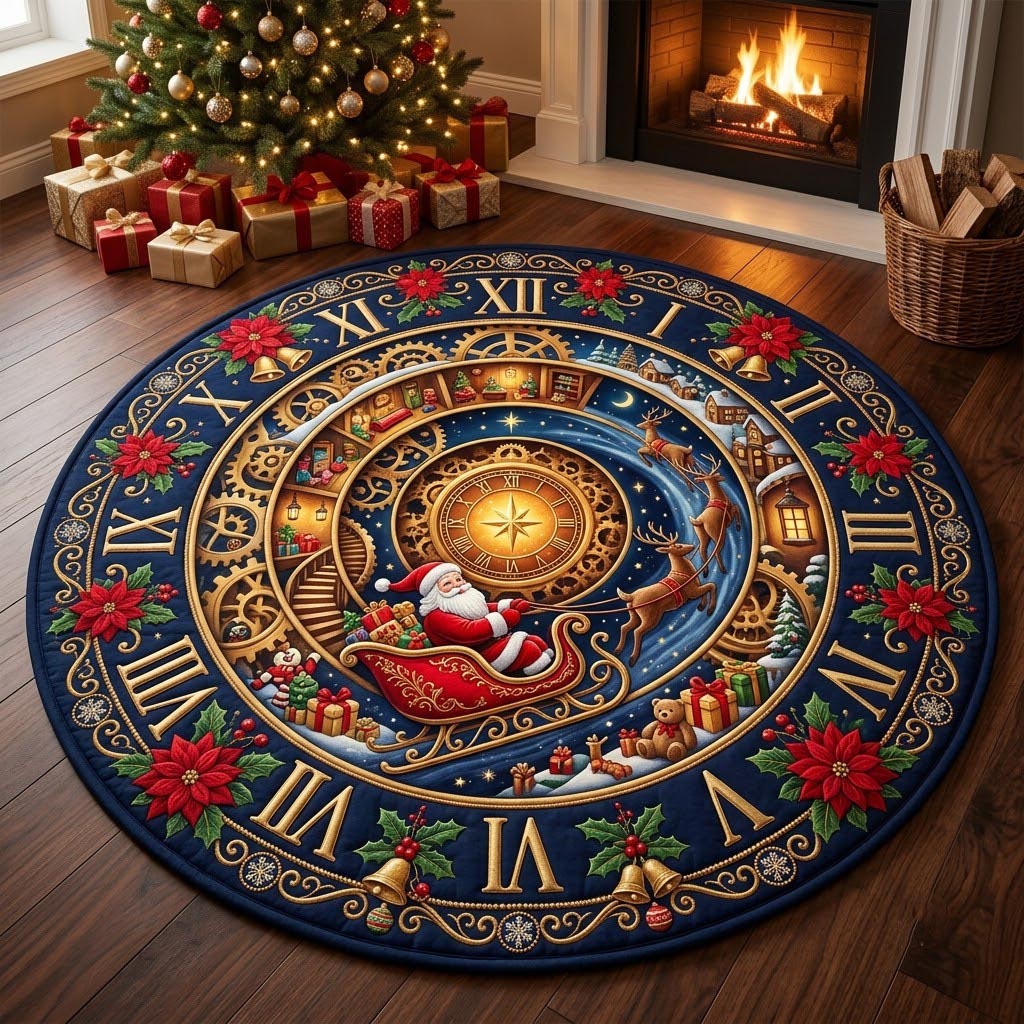 Christmas Quilted Round Mat GFTONMU2153