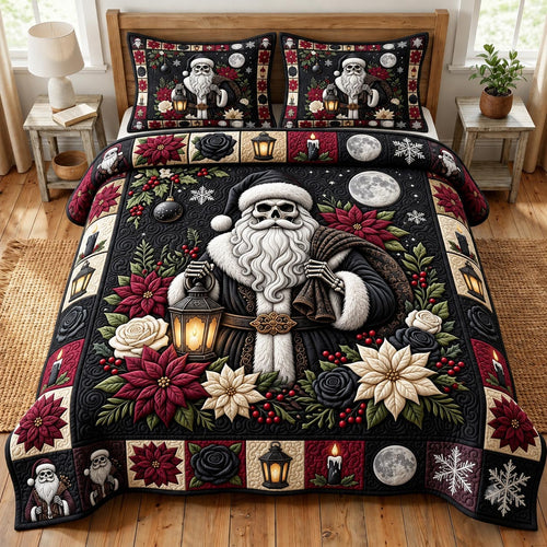 Merry Gothmas 3-Piece Quilted Bedding Set GFTONMU2187
