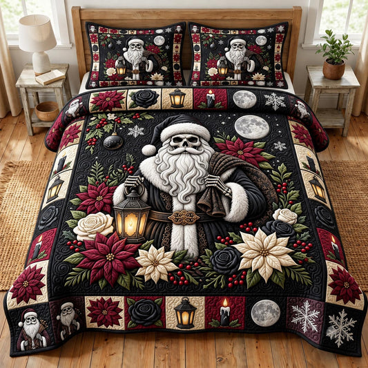 Merry Gothmas 3-Piece Quilted Bedding Set GFTONMU2187