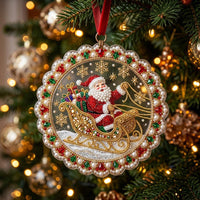 Santa Claus Christmas Mica Ornament GFTONMU2222