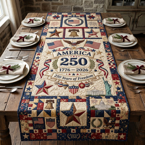 Heritage Patch Quilted Table Runner GFTONMU223