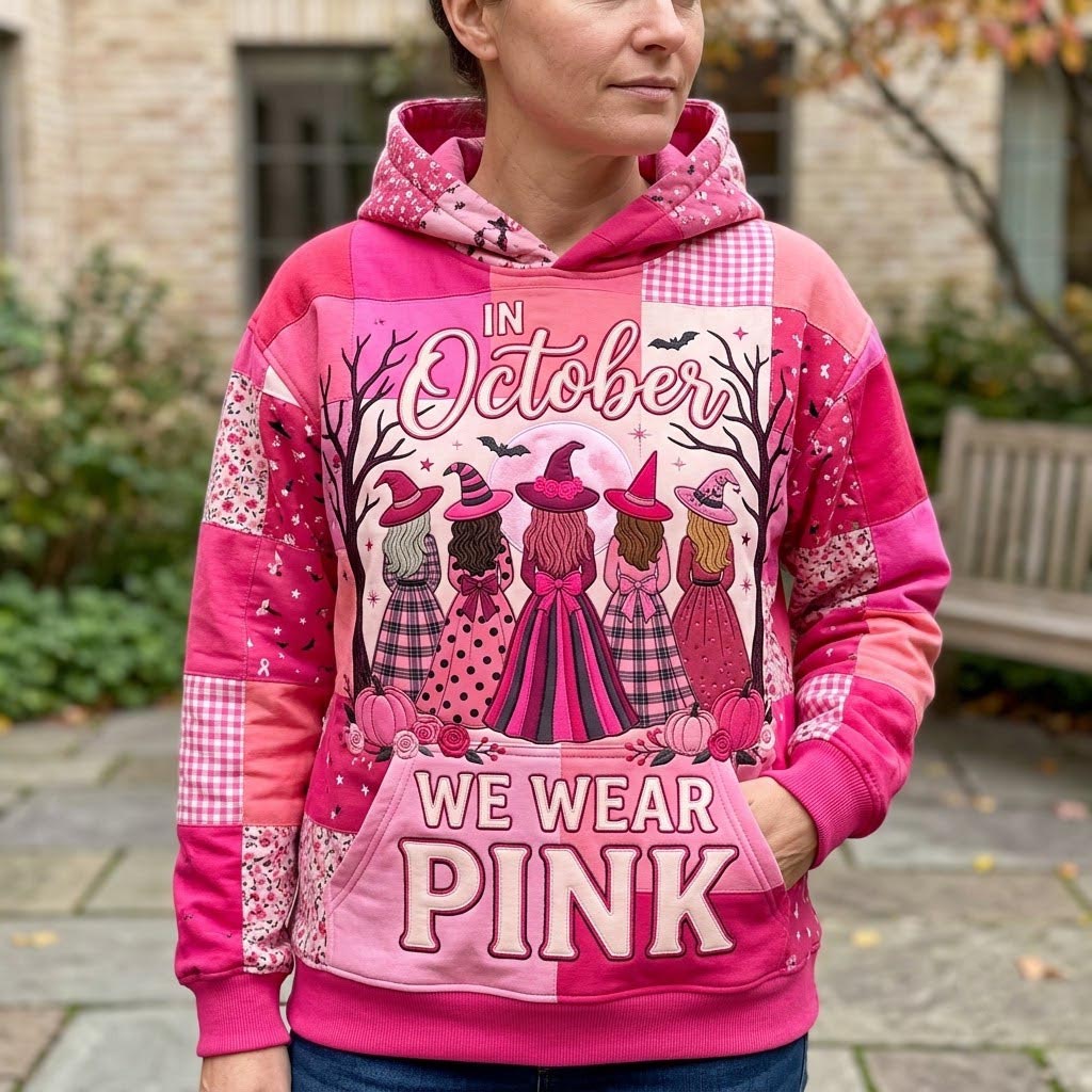 In October We Wear Pink Hoodie GFTONMU2258