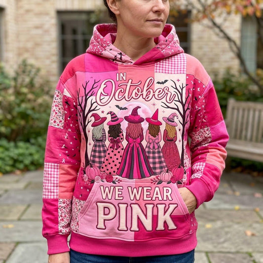 In October We Wear Pink Hoodie GFTONMU2258