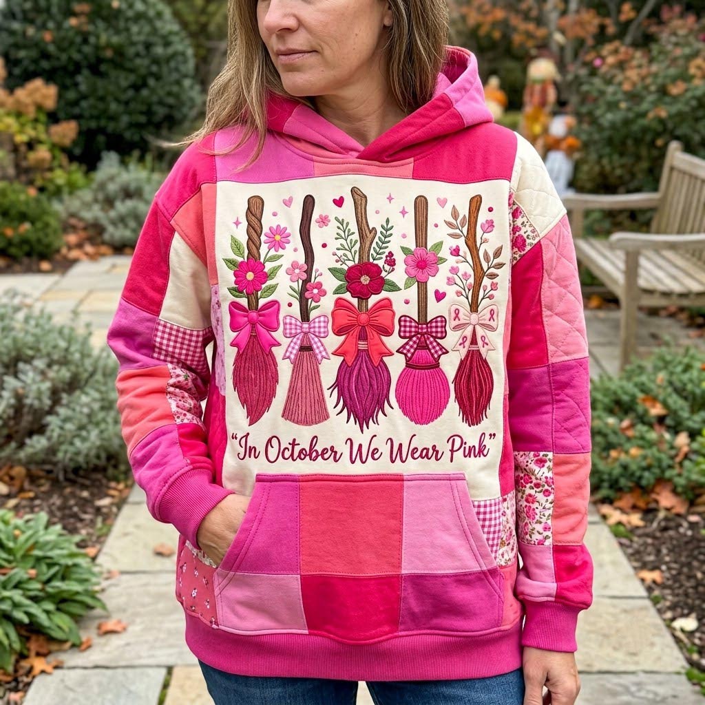 In October We Wear Pink Hoodie GFTONMU2260