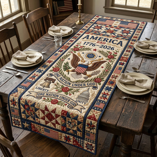 Heritage Patch Quilted Table Runner GFTONMU226