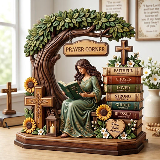 Christian Reading Wooden Block 3-Layers GFTONMU2286