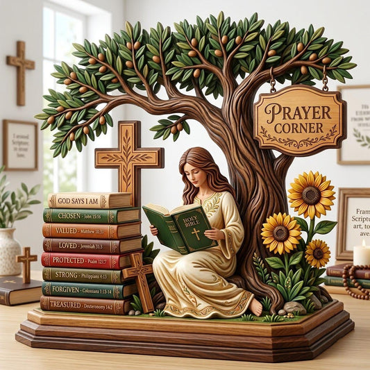 Christian Reading Wooden Block 3-Layers GFTONMU2289