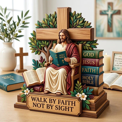 Jesus Bless Wooden Block 3-Layers GFTONMU2290