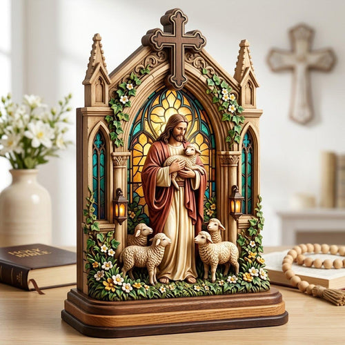 Jesus Bless Wooden Block 3-Layers GFTONMU2291