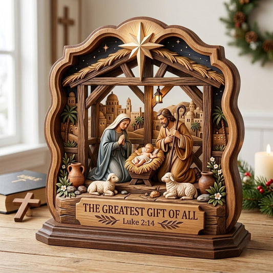Jesus Bless Wooden Block 3-Layers GFTONMU2293
