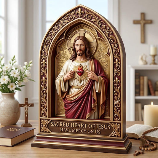 Jesus Bless Wooden Block 3-Layers GFTONMU2294