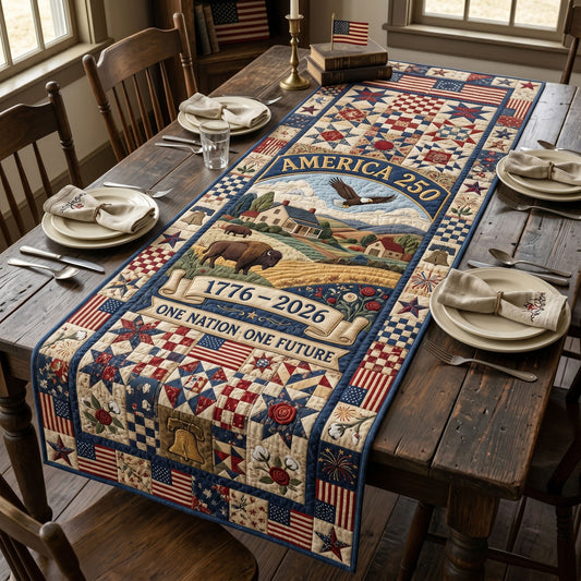 Heritage Patch Quilted Table Runner GFTONMU229