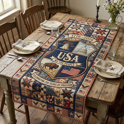 Heritage Patch Quilted Table Runner GFTONMU230