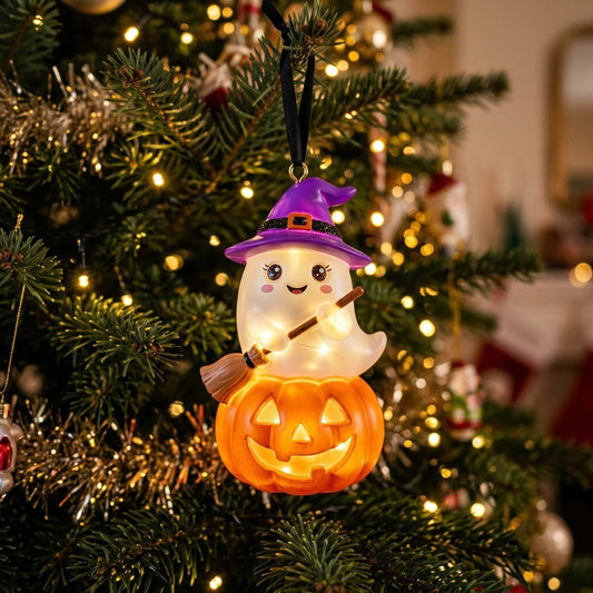 Halloween Ghost Christmas Mica Ornament GFTONMU2344