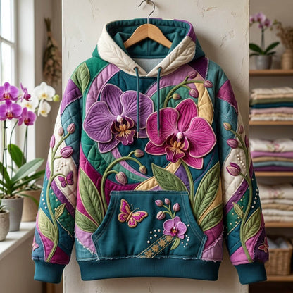 Floral Patchwork Hoodie GFTONMU2546